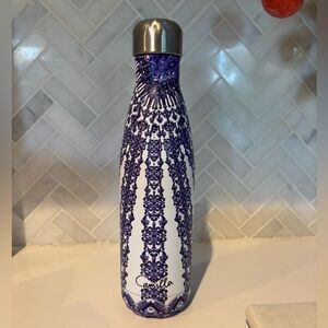 Camilla Indigo and White Designer Bottle 17 OZ